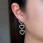 Trips hearts oorbellen