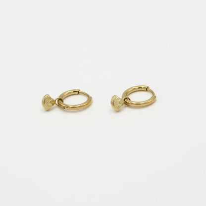 Shellies oorbellen - goud