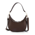 Halve maan tas - coffee