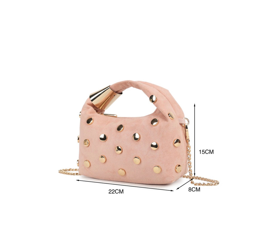 Studded bag - pink