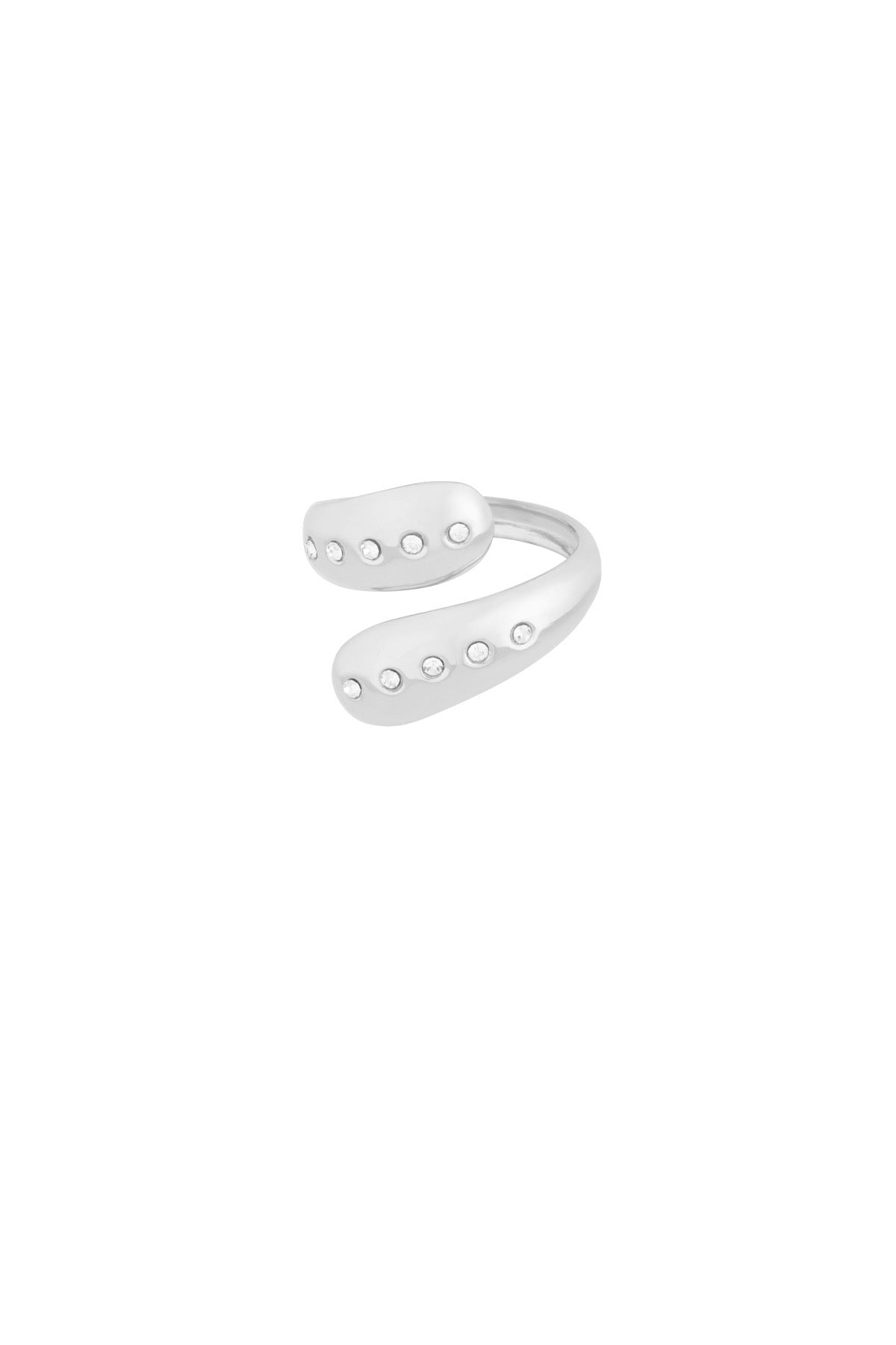 Soft glow ring - zilver