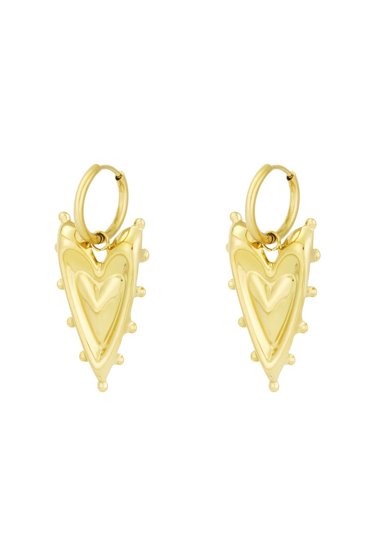 Joyful heart oorbellen - goud