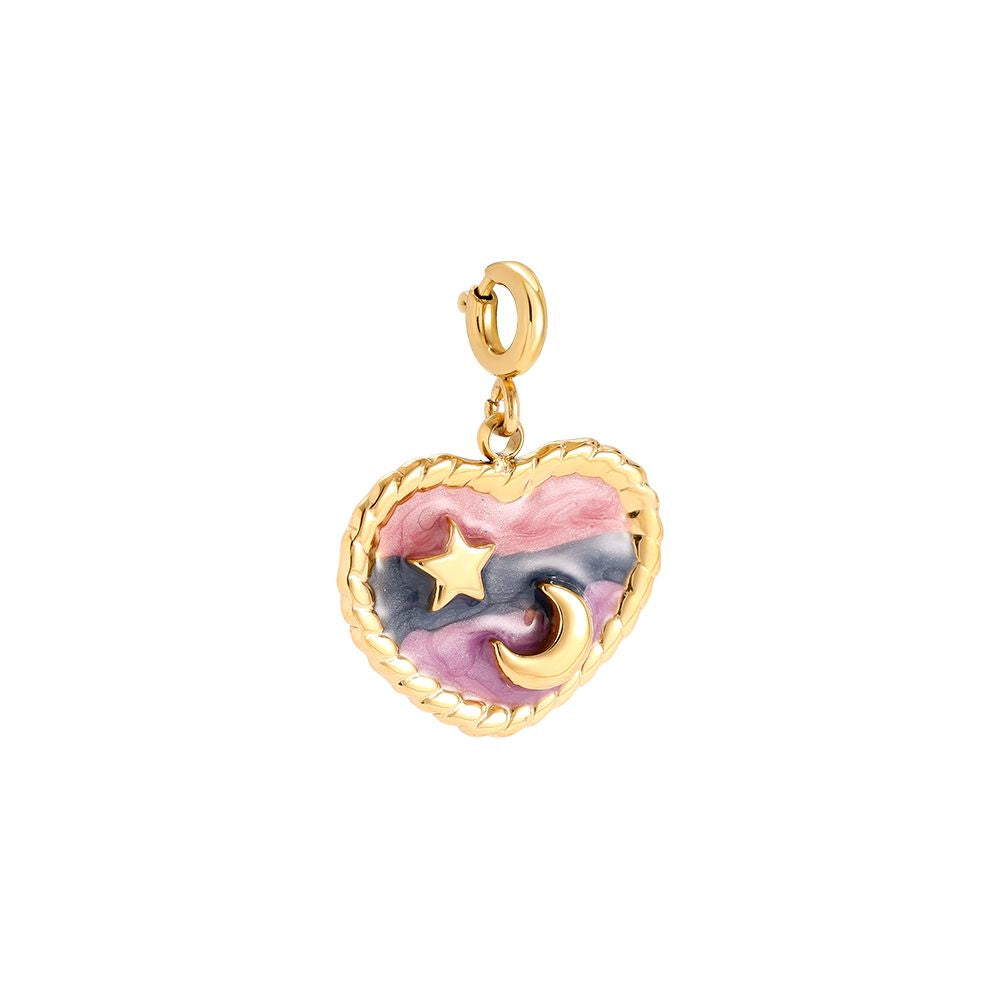 Ster maan hart hanger