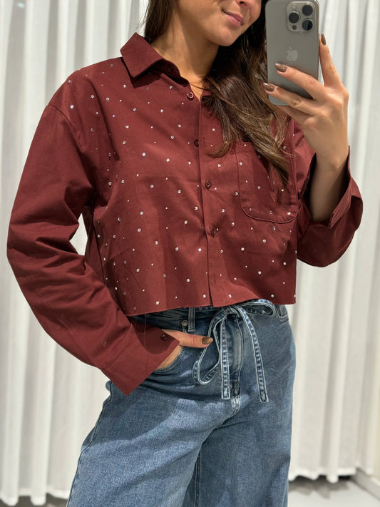 Willeke blouse - burgundy