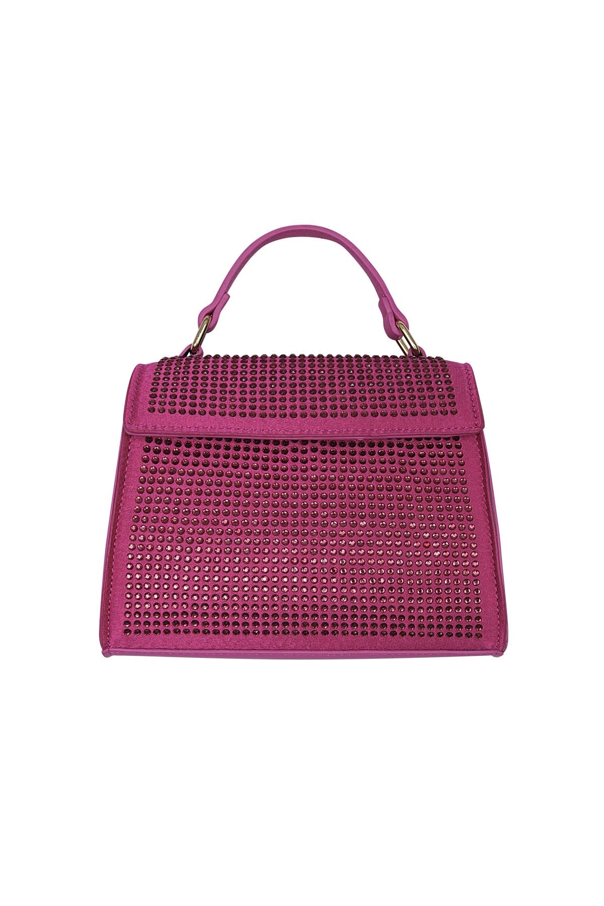 Strass handtas - fuchsia