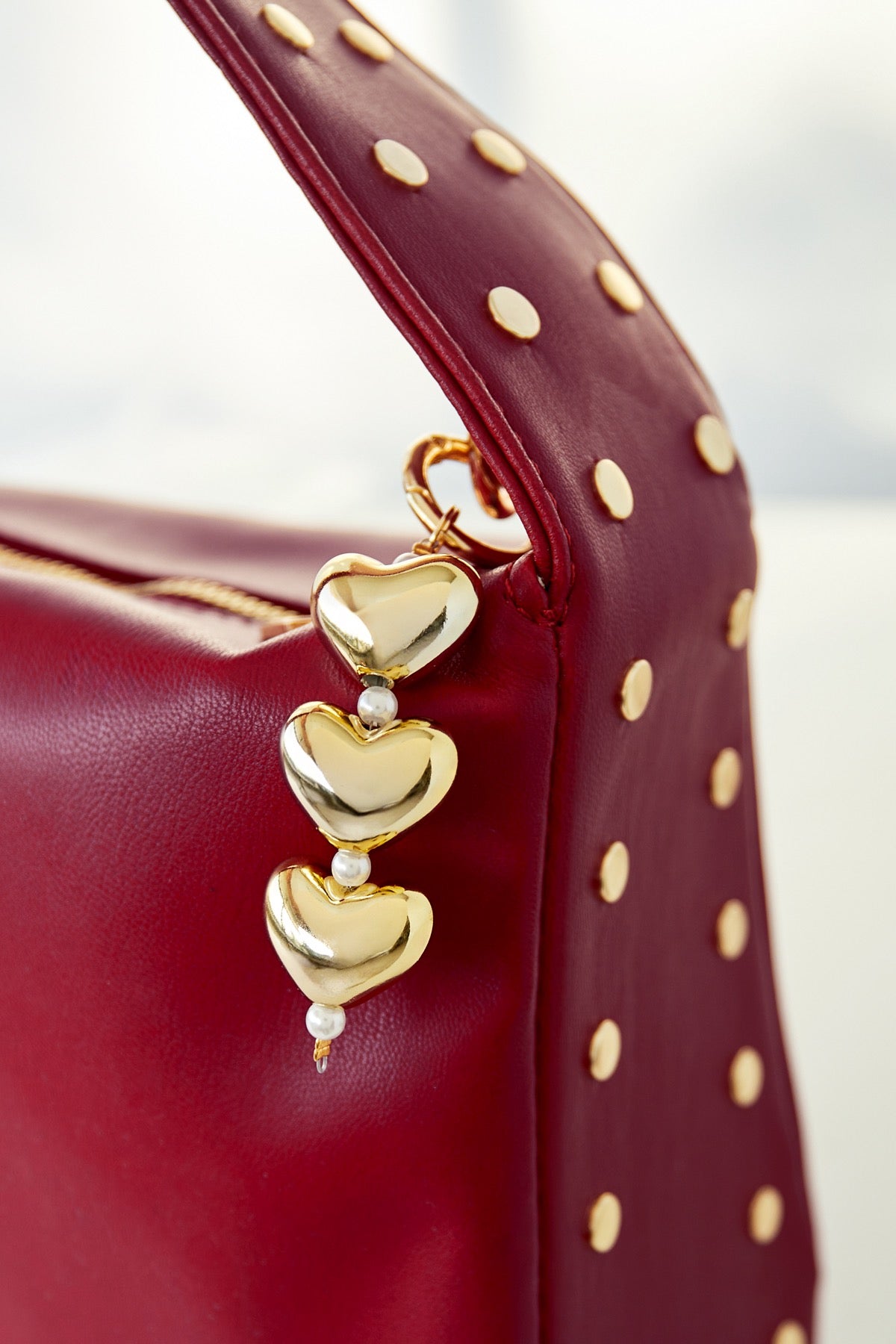 Hartjes en parels hanger