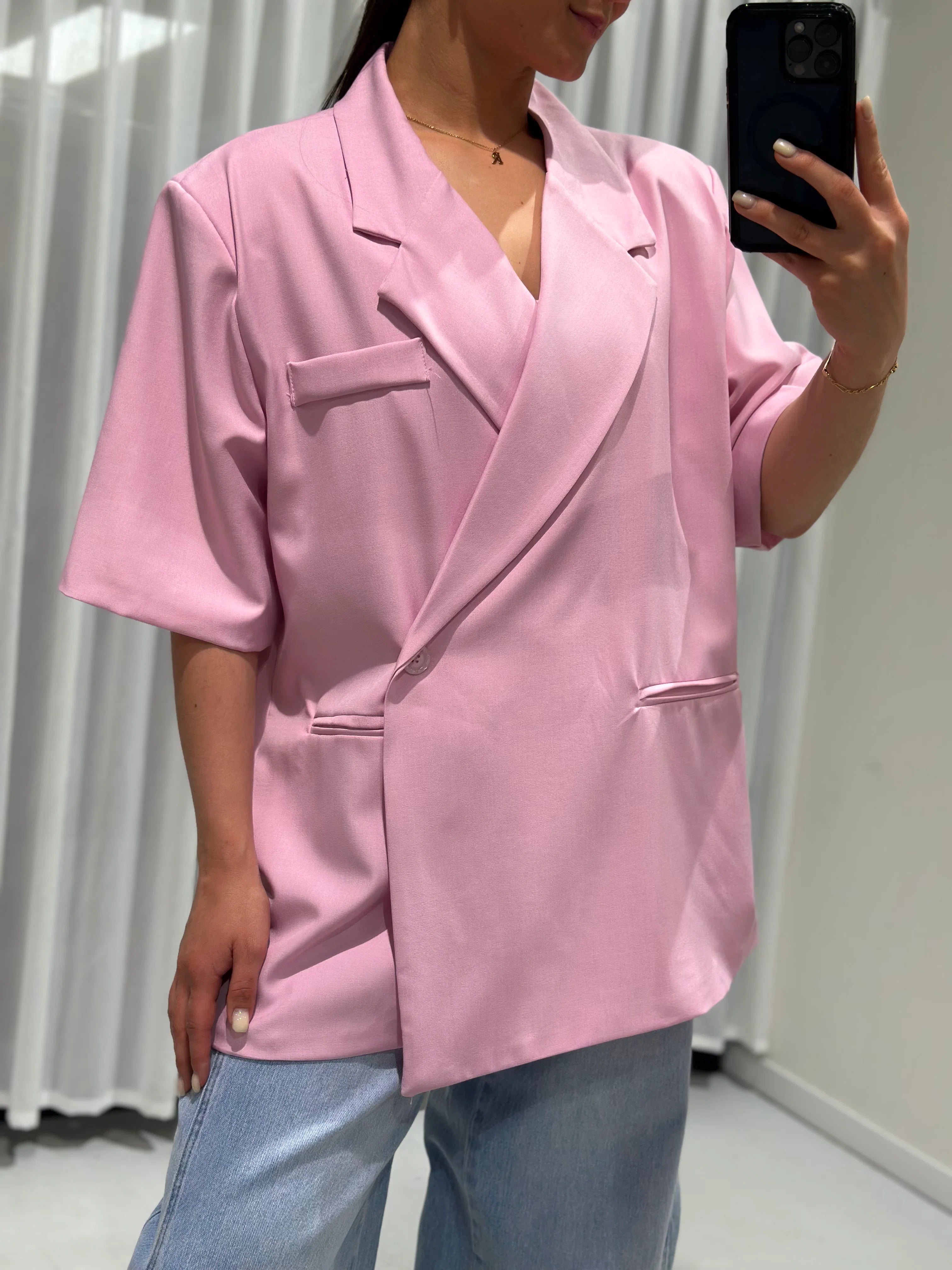 Hanny blazer pink