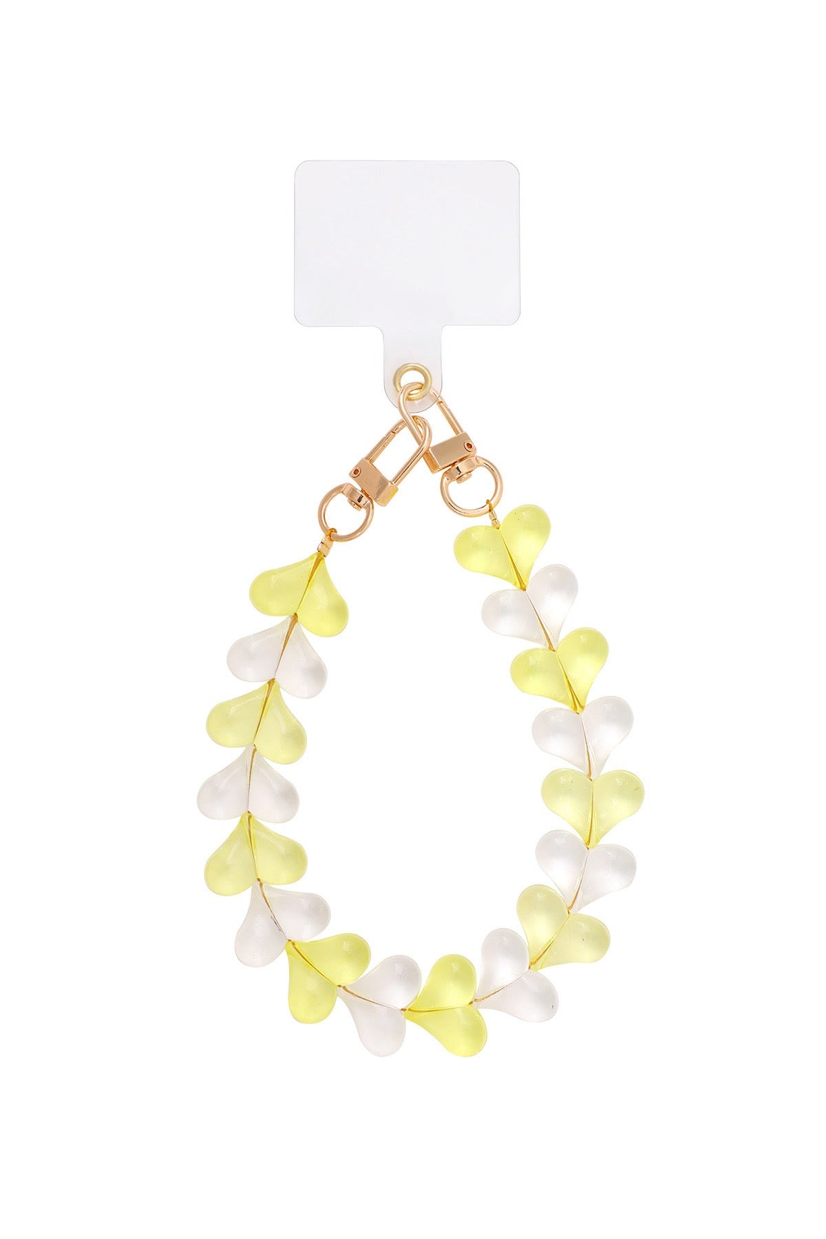 Hartrij telefoonkoord - yellow