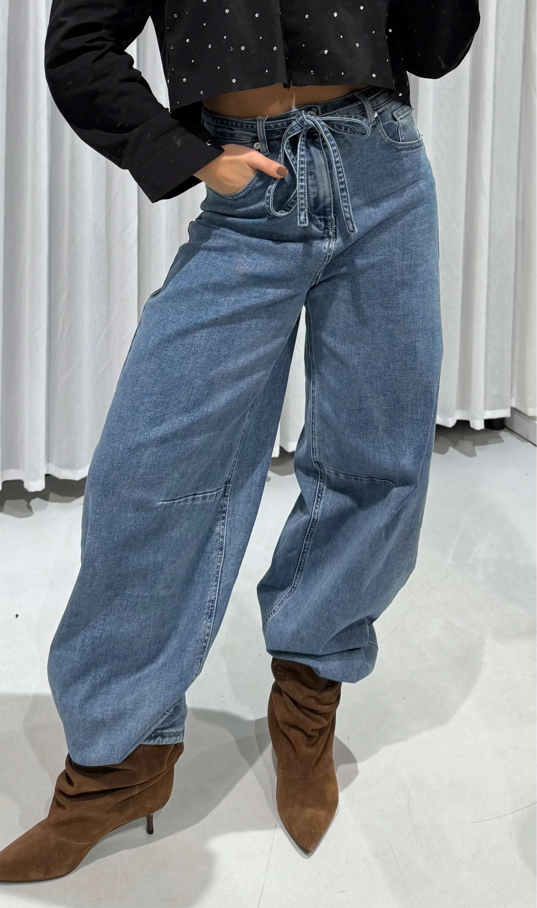 Balloon jeans denim