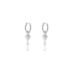 Heart Charm oorbellen