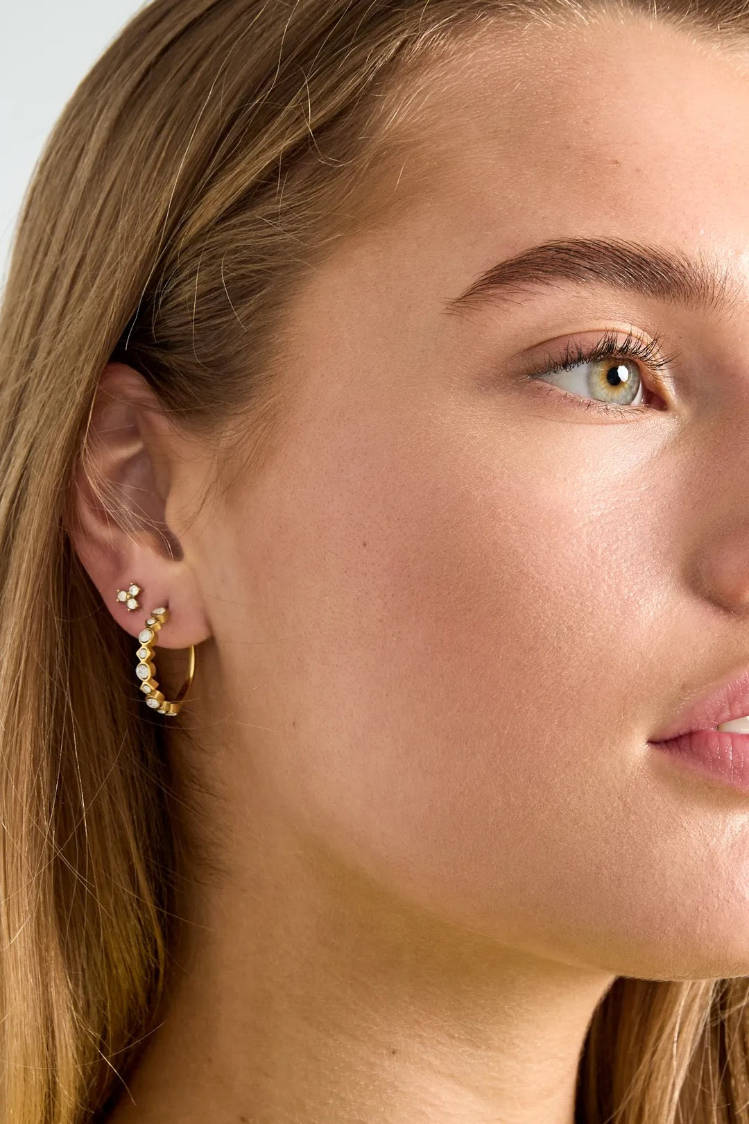 Triple Sparkle Studs