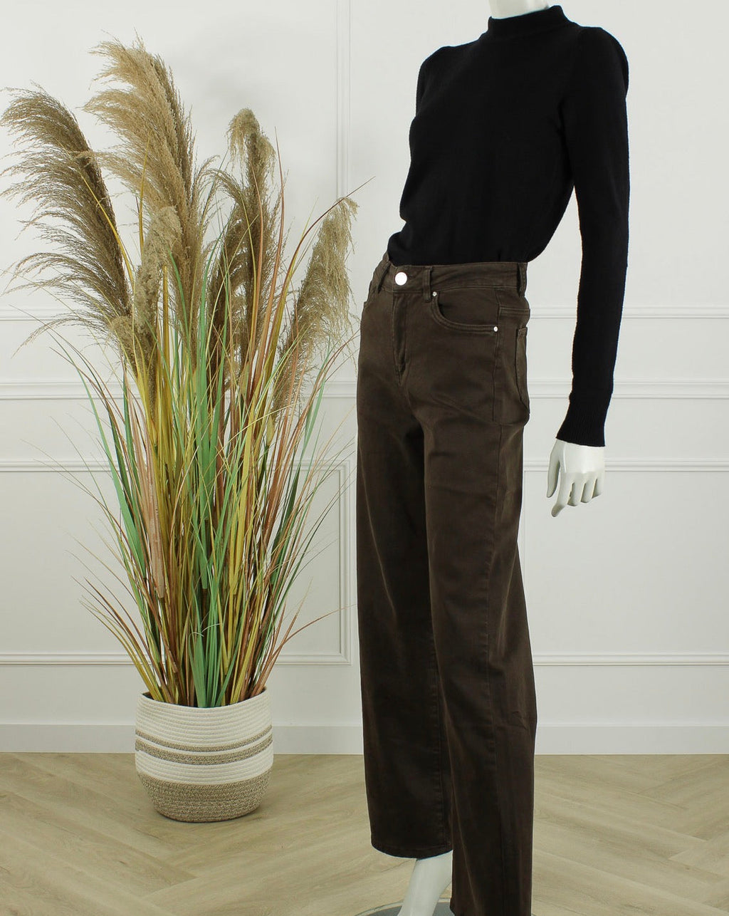 Goodies Wide Leg Jeans – Choco