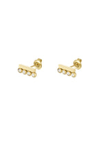 Shine line studs - goud