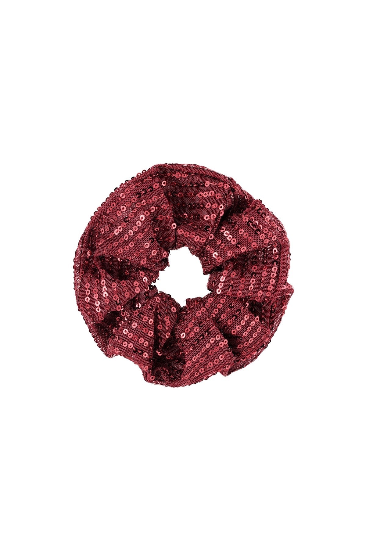 Glitter scrunchie - rood