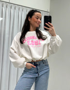 Los Angeles sweater white