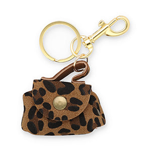 Handtas sleutelhanger - leopard