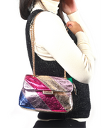 Rainbow schoudertas metallic - goud