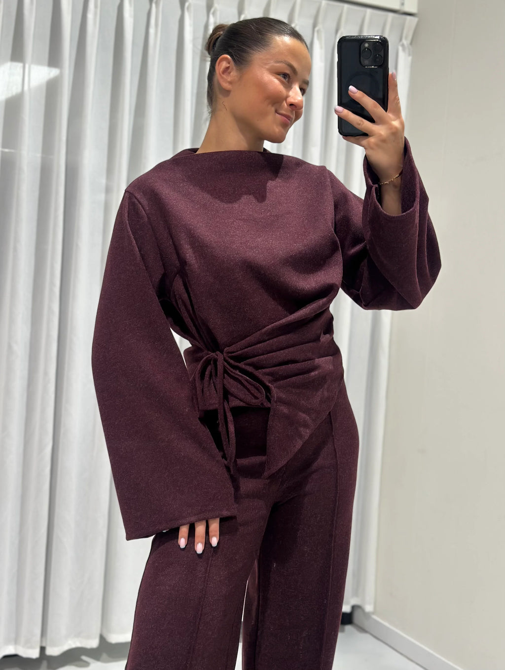 Marina 2 piece set - burgundy