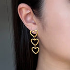 Trips hearts oorbellen