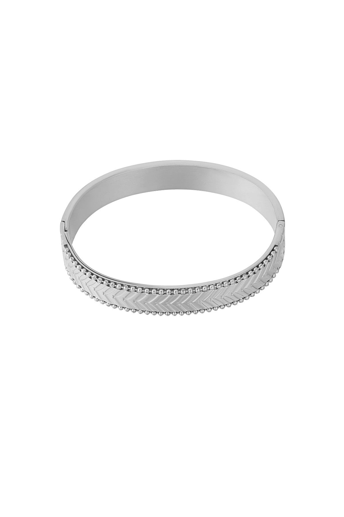 Pijl bangle - zilver