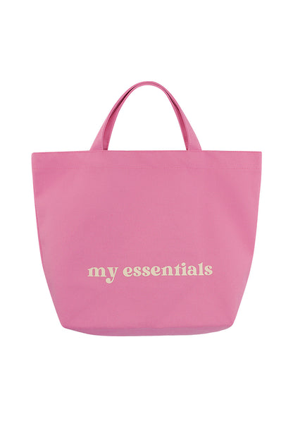 My essentials canvas shopper - fuchsia