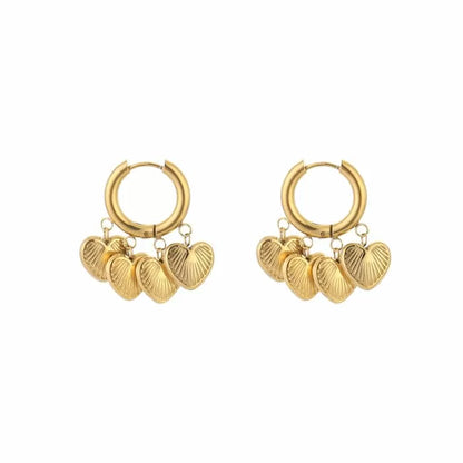 Sweetheart bedeloorbellen - goud