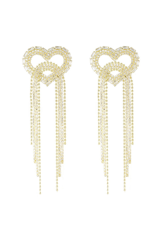 Heart of the party oorbellen - goud