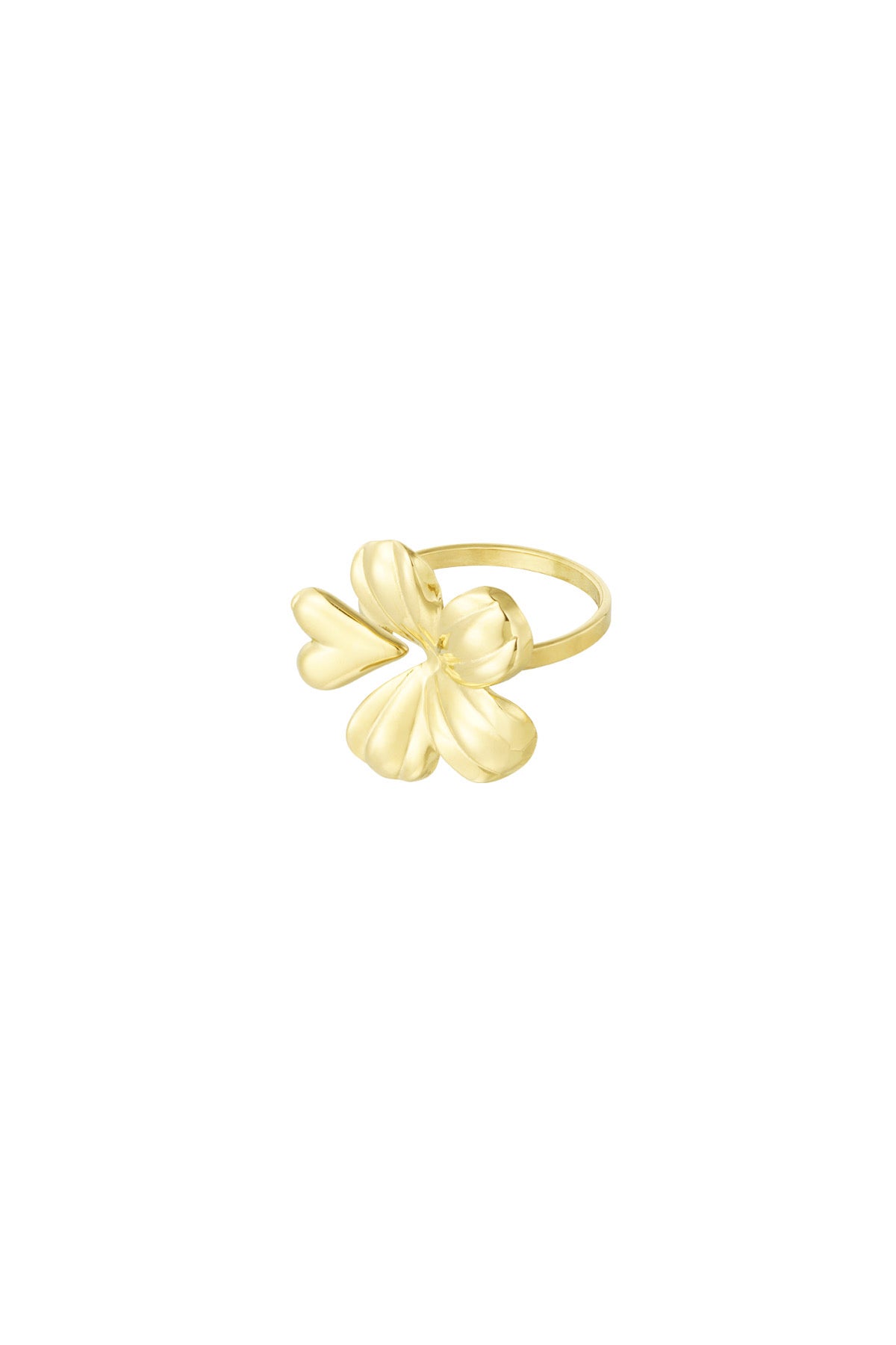 Floral romance ring - goud