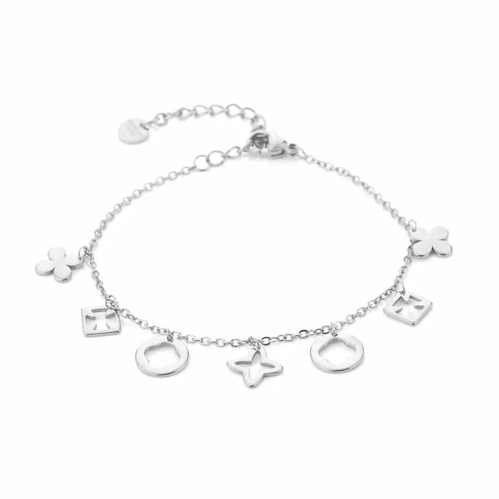 Good luck armband - zilver