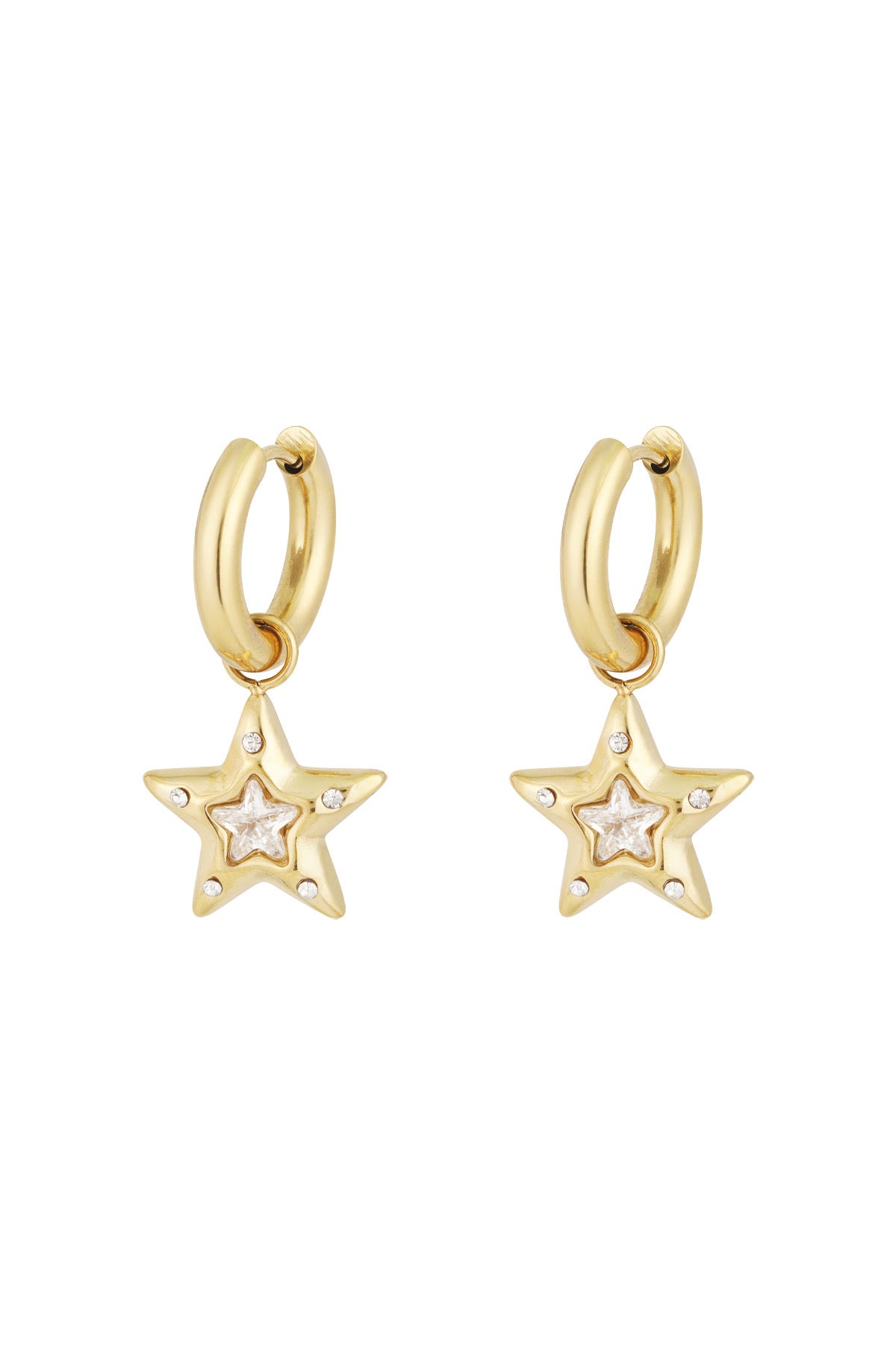 Superstar oorbellen - goud