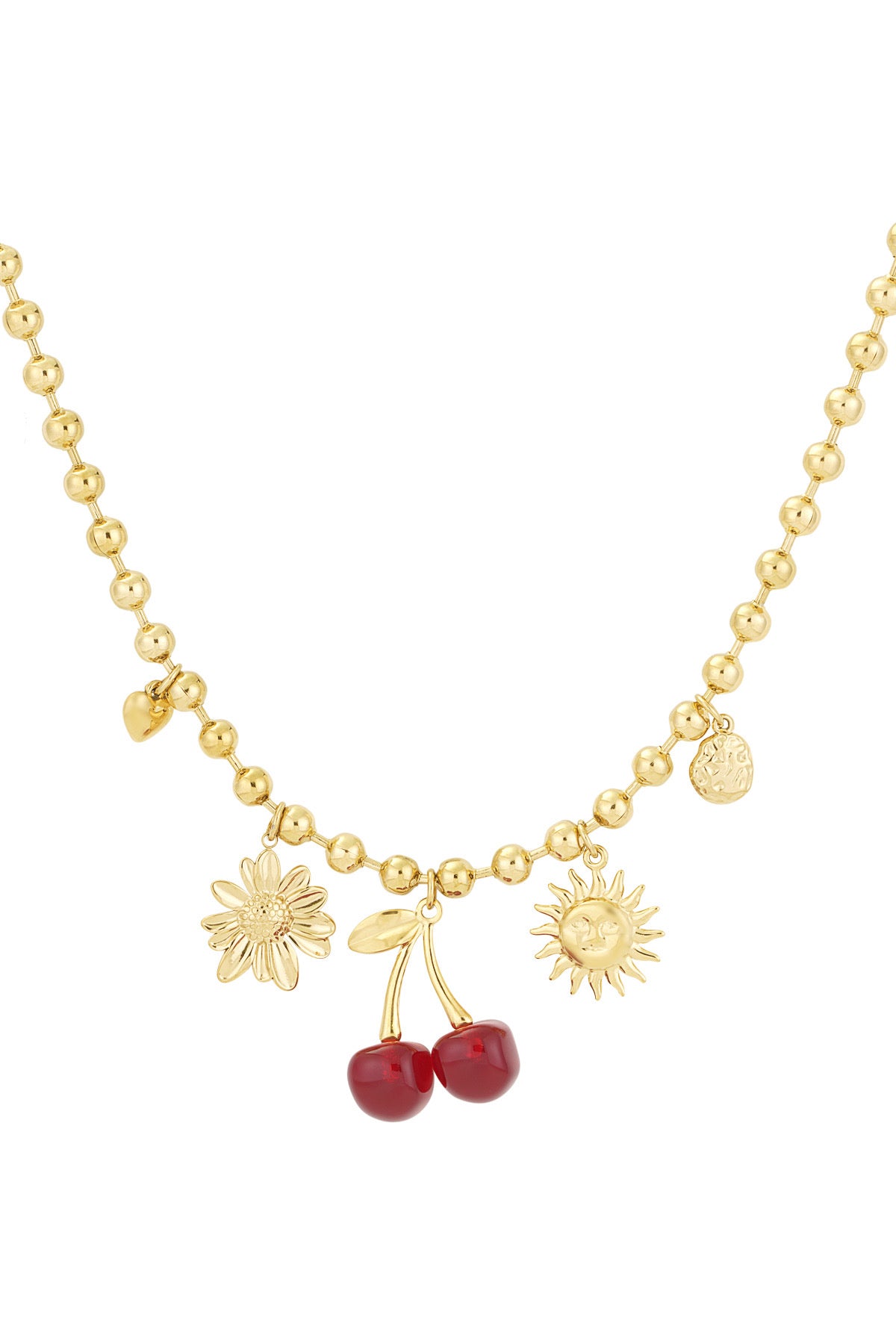 Cherry crush ketting - goud