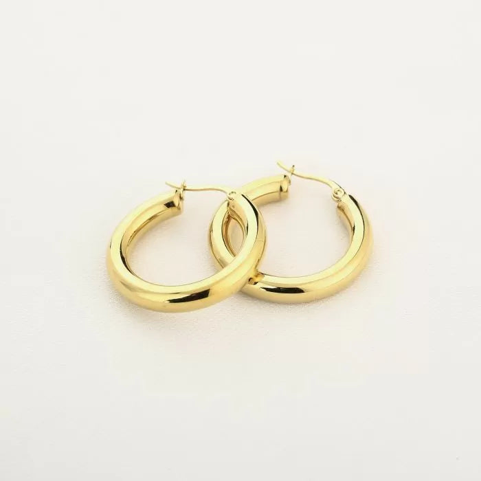 Statement hoops - goud
