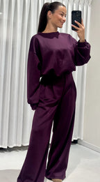 Scarlett 2 piece set - burgundy