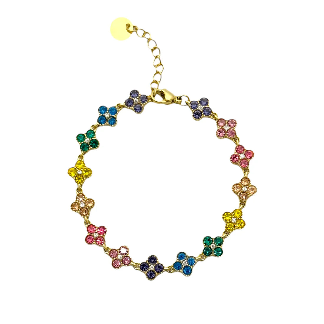 Clover spark armband - multi colour