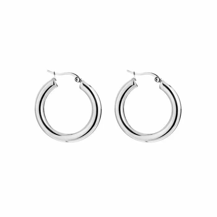 Statement hoops - zilver
