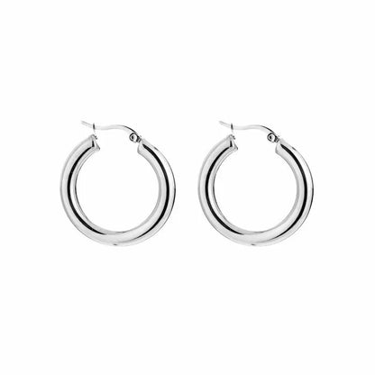 Statement hoops - zilver