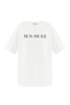 T-Shirt Mon amour- zwart wit