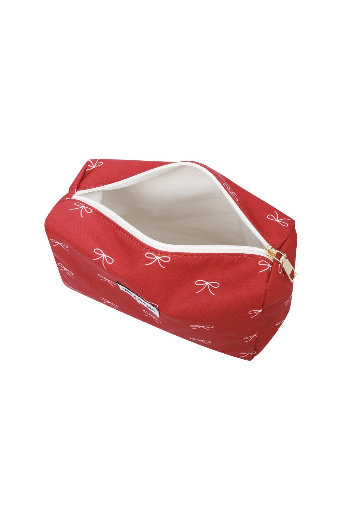 Toilettas strikjes - rood