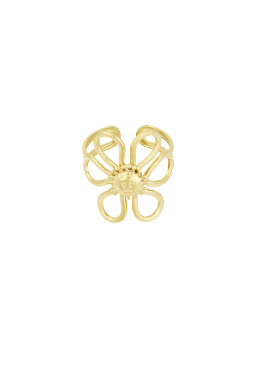 Sunflower ring - goud