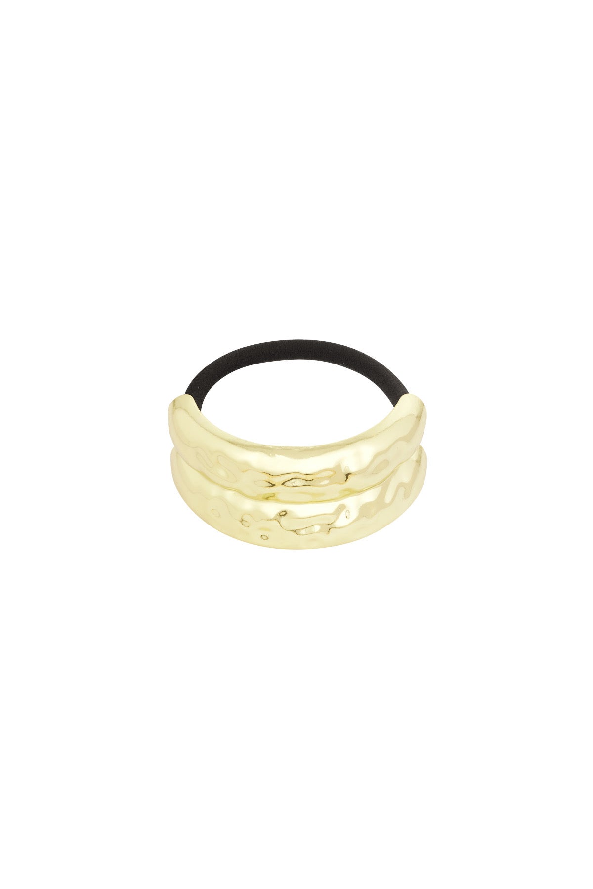 Statement haarelastiek - goud