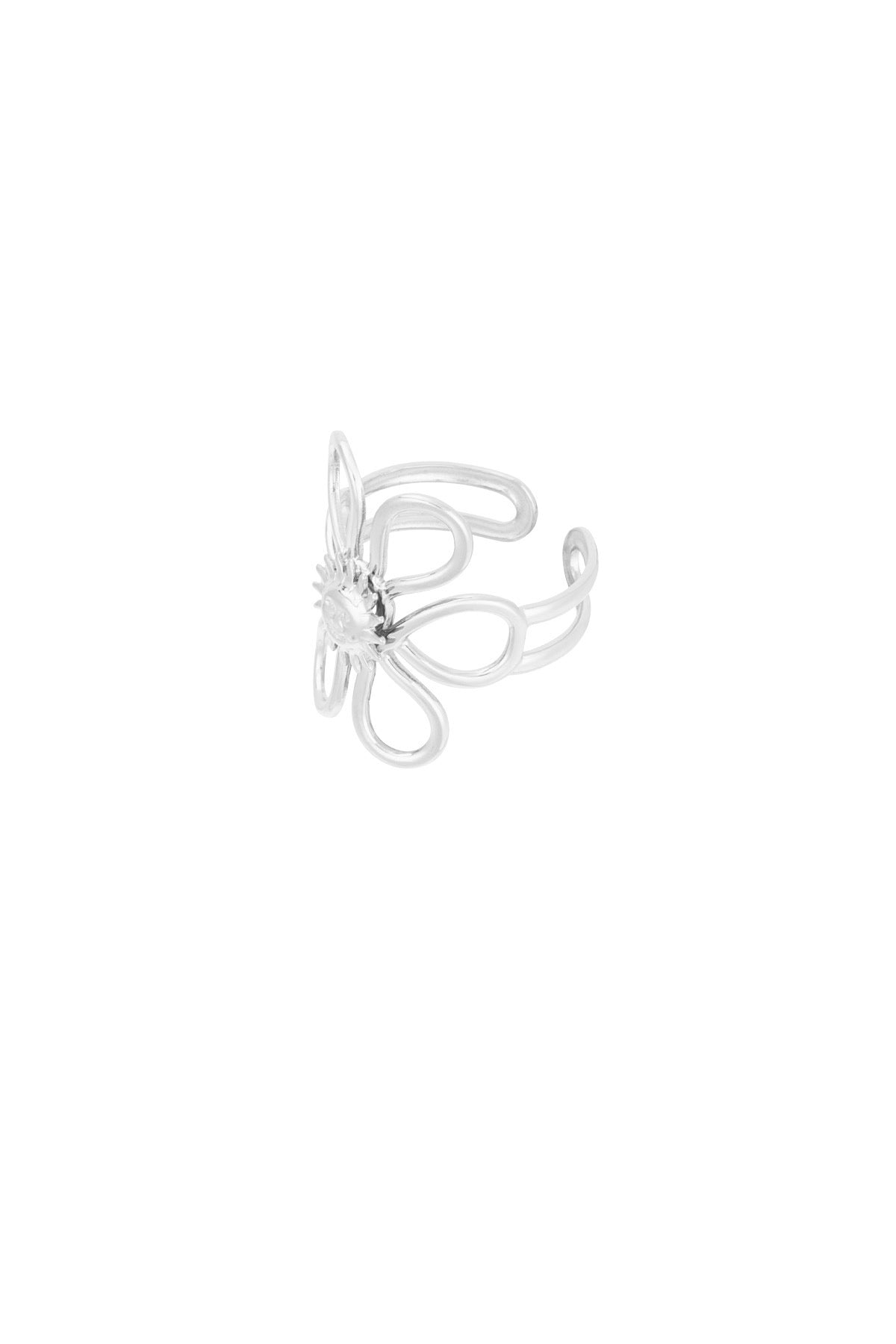 Sunflower ring - zilver