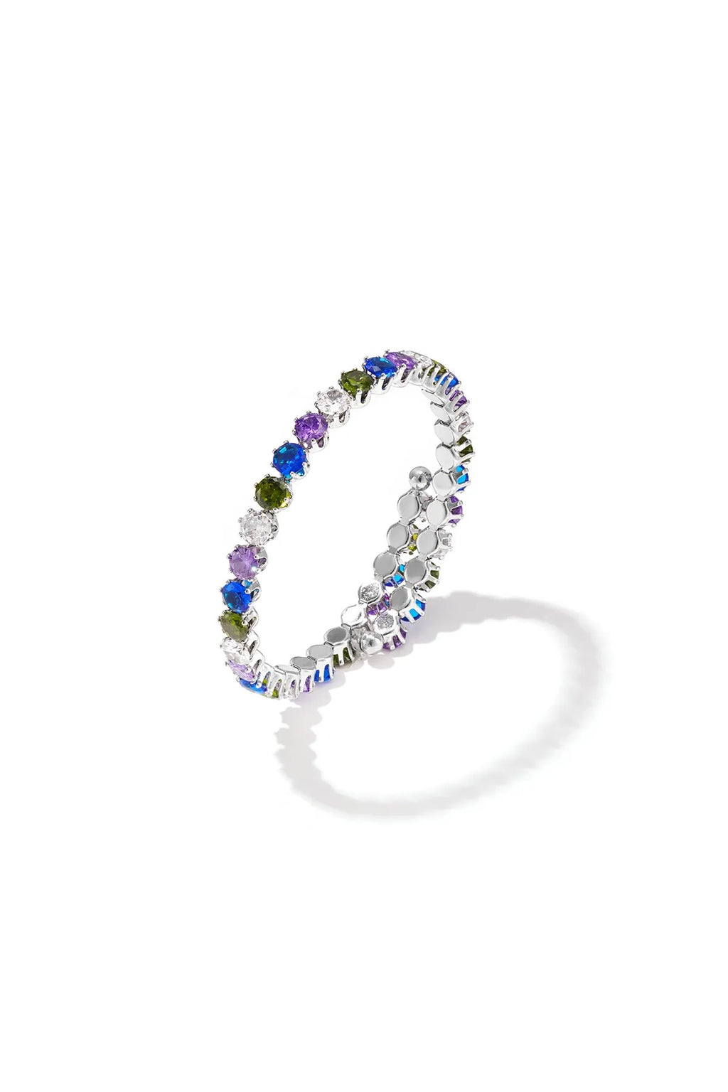 Rainbow glow bangle armband