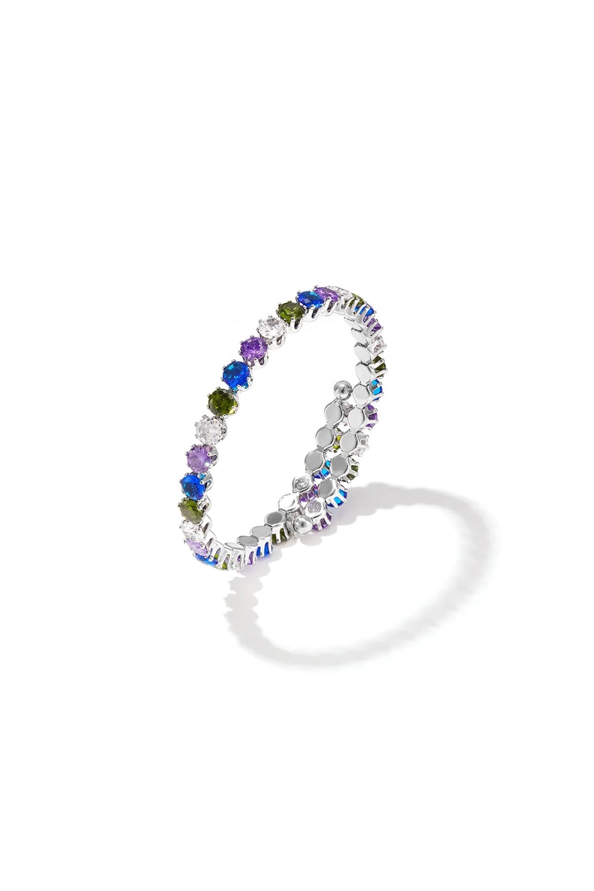 Rainbow glow bangle armband