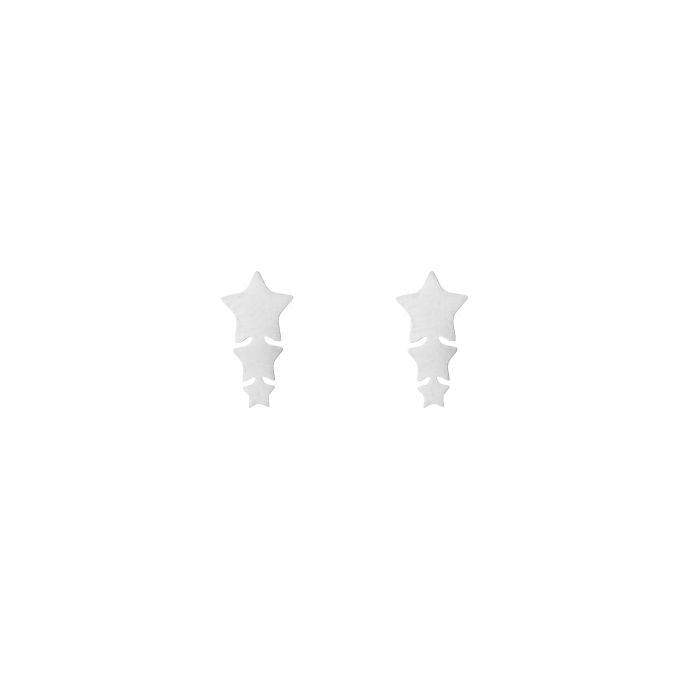 Stars studs - zilver