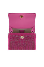 Strass handtas - fuchsia