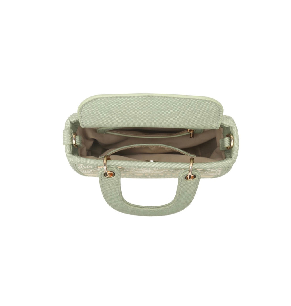 Fleur d’Amour bag - mintgroen