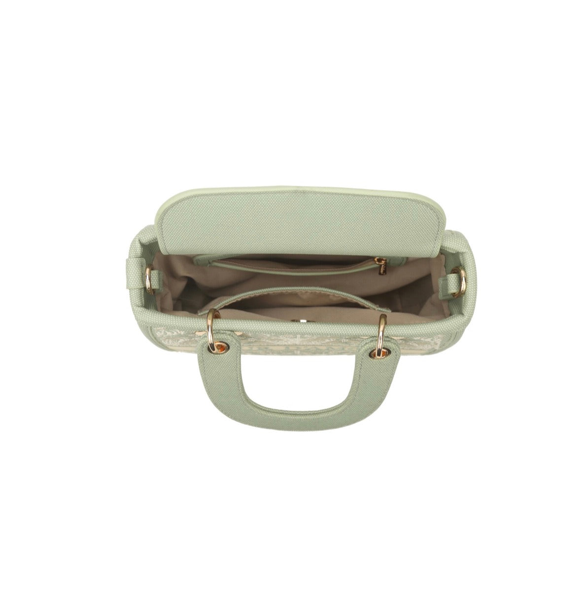 Fleur d’Amour bag - mintgroen