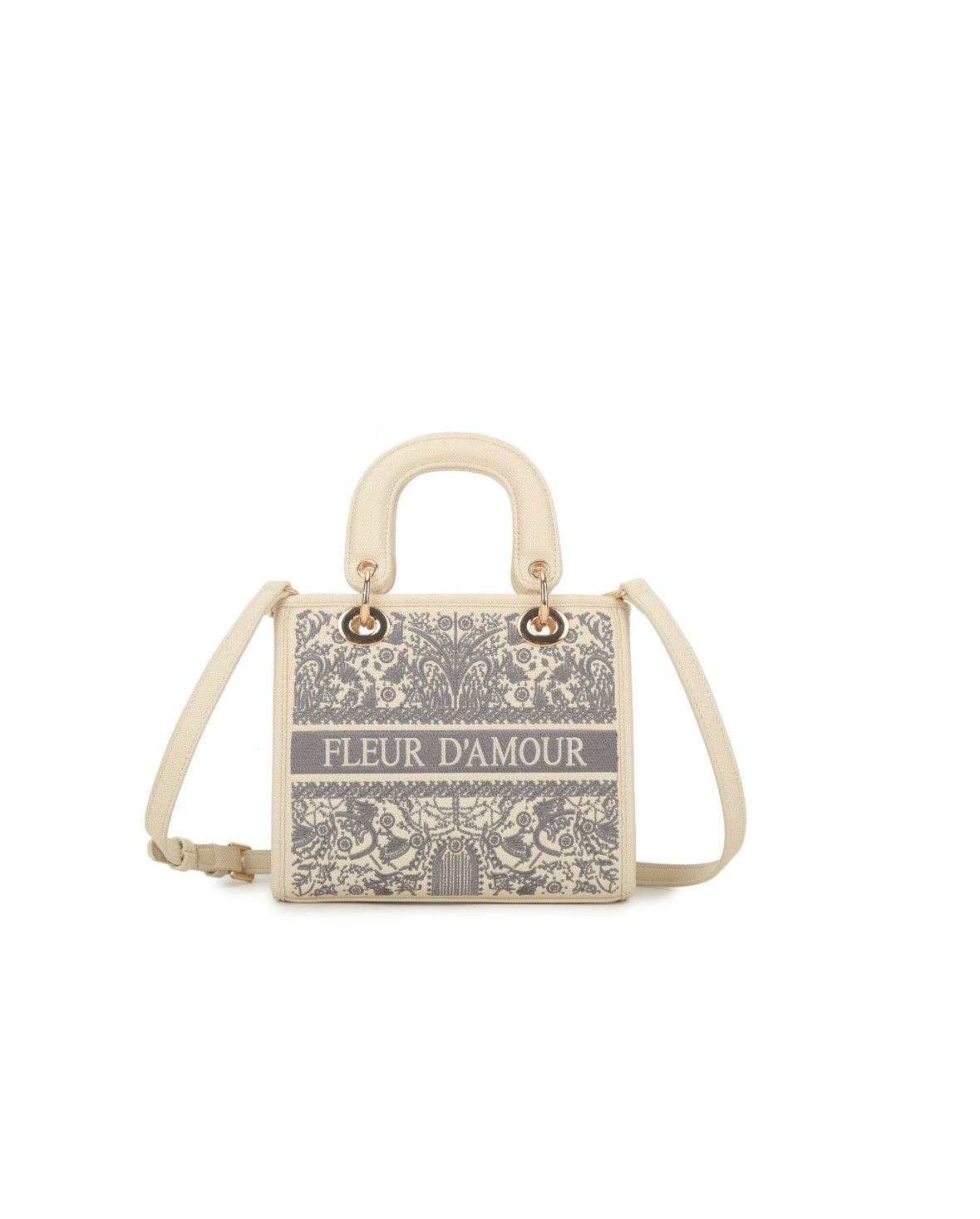 Fleur d’Amour bag - beige