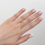 Open circle ring