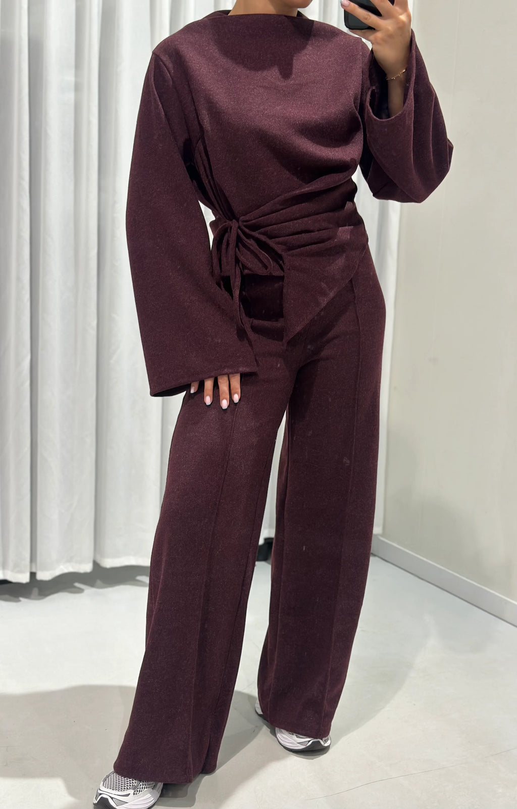 Marina 2 piece set - burgundy